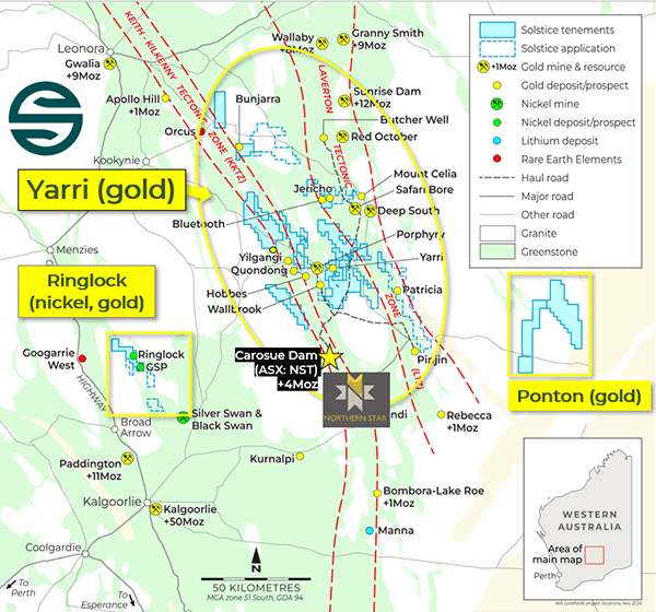 Yarri Project Location Map